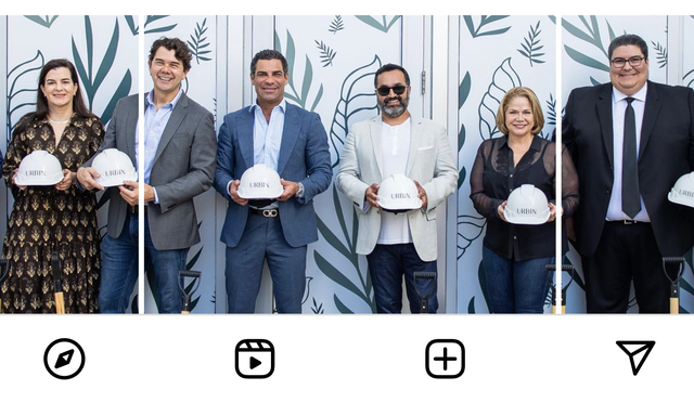 An Instagram post by developer Rishi Kapoor’s URBIN Condos brand shows Miami Mayor Francis Suarez at the groundbreaking for a project in Coconut Grove. Company records show Kapoor had been paying Suarez $10,000 per month as a consultant.